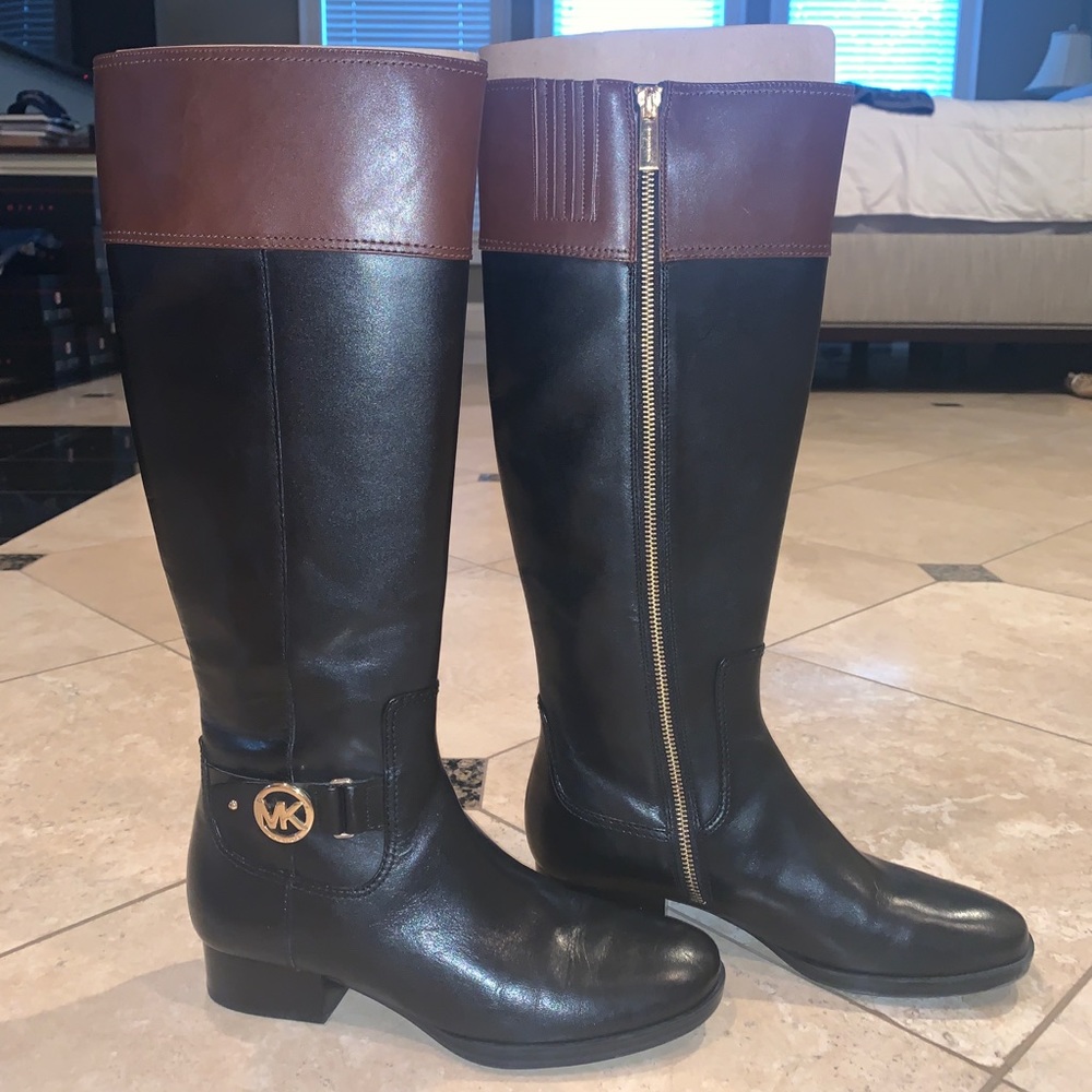 Michael Kors - Harland Two Tone Riding Boots